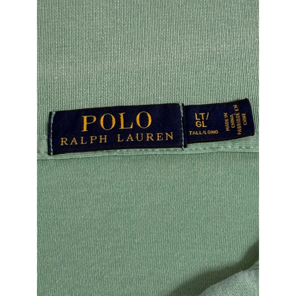 Polo Ralph Lauren Shirt Mens LT Seafoam Green Soft Cotton Pony Logo Polo